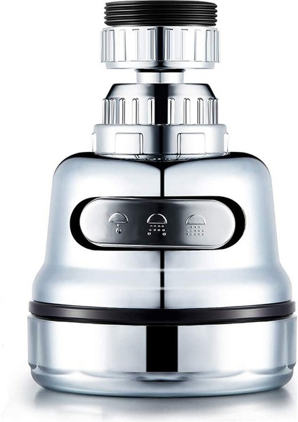 3 Fonksiyonlu Su Tasarruflu Musluk Ucu 1 Adet Mutfak Çeşme Ucu Döndürülebilir Hareketli Başlık 2 Yıl fiyatları