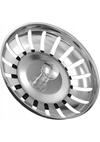 Çöpmak 8 cm Paslanmaz Çelik Lavabo Evye Gider Süzgeci Sifon Uyumlu Dayanıklı Filtre Eviye Taşma Yede fırsatları