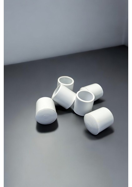 8 Ad 2,5 cm Beyaz Silikon Masa Sandalye Pabuç Kaydırmaz Koltuk Zemin Koruyucu Çizdirmez Ayak Kılıfı indirimleri