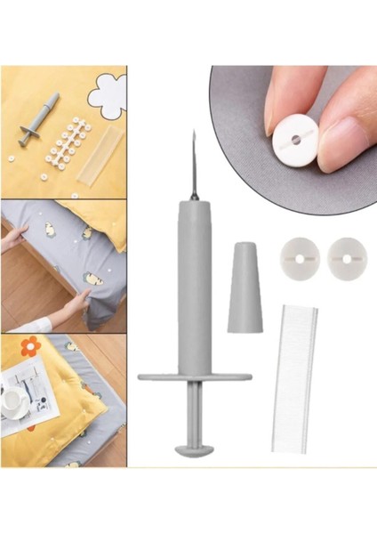 Yorgan Kılıfı Sabitleme Seti Keçeler Çok Renkli