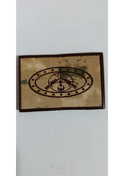 Jandarma Kamuflaj Keskin Nişancı Göğüs Brövesi 3d, Üç Yıldızlı, Yeni Tip, Cırtlı,