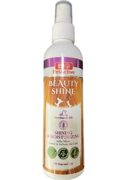 Bio Petactive Beauty Shine Tüy Parlatıcı ve Kıtık Açıcı Sprey 100ML