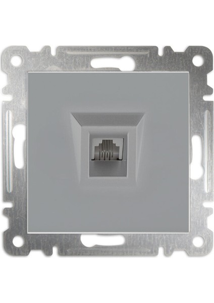 Paarla Nümeris Tekli Gümüş Karea 3'lü Çerçeve