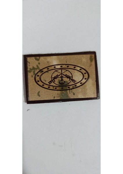 Jandarma Kamuflaj Keskin Nişancı Göğüs Brövesi 3d, Bir Yıldızlı, Yeni Tip, Cırtlı,