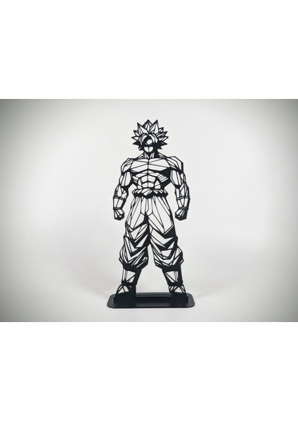 Düşük Poli Geometrik Broly - Dragon Ball