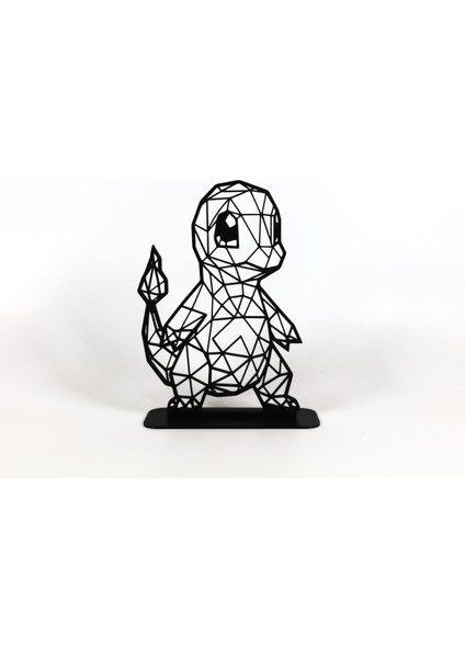 Geometrik Düşük Poli Charmander