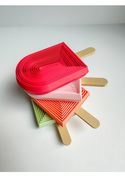 Standlı Popsicle Fidget (2 Boyut) (2 Stil) (Özelleştirilebilir Tasarım)