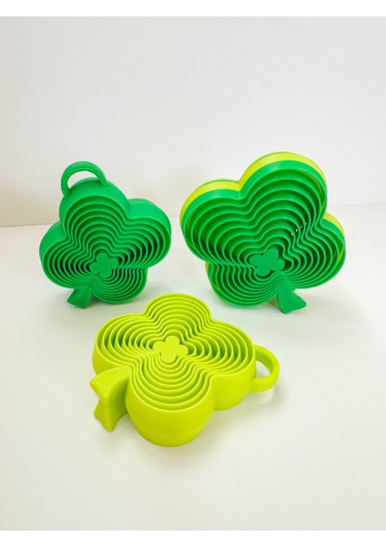 4 Yaprak Yonca Katmanlı Fidget Oyuncak (Özelleştirilebilir Tasarım) fiyatları