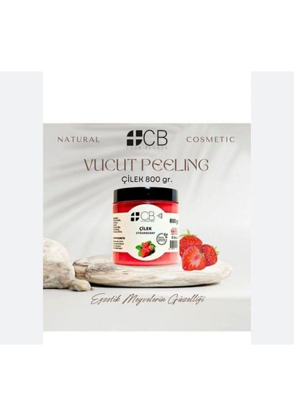 Cb-Vücut Bakım Peelingi 800 gr – Derin Temizlik ve Nem Desteği