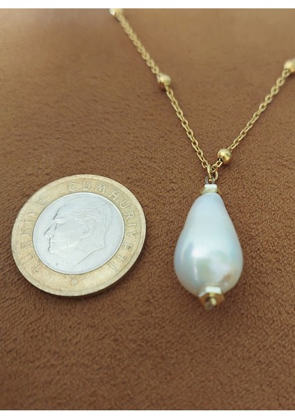 Doğal Barok Inci Kolye (Dorika Detaylı) modelleri