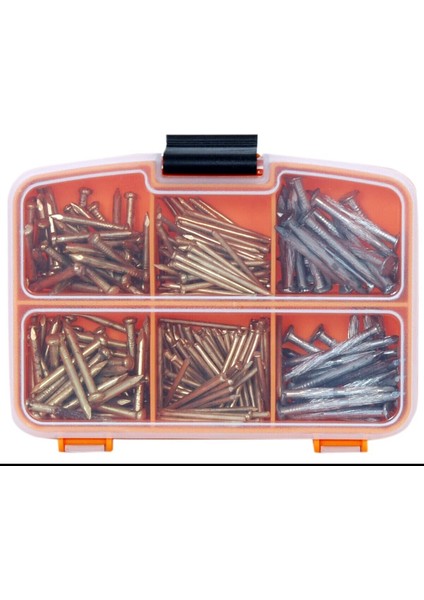 260 Adet Paslanmaz Beton Çivisi Seti - 3 Çeşit Çelik Beton, Duvar, Parke Çivisi Çivi Beton Çivisi Tr