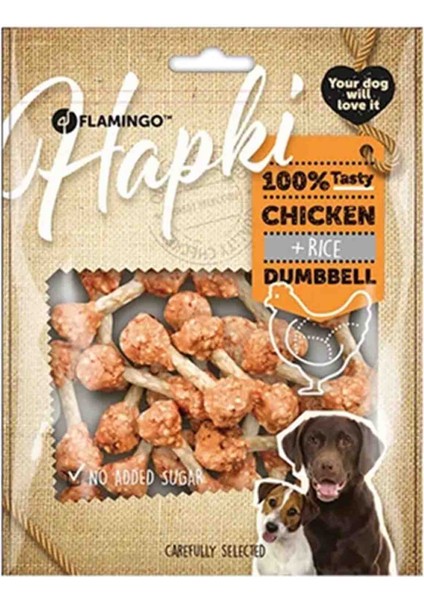 Flamingo Hapki Tavuk ve Pirinçli Dumbell Köpek Ödül Maması 150GR