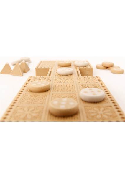 3D Baskılı Masa Oyunu Seti Antik Kraliyet Oyunu | Mezopotamya Dönemi Stratejisi