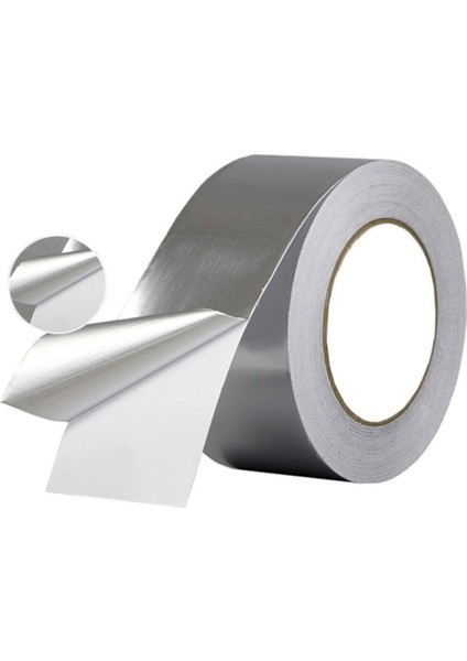 Alüminyum Yanmaz Folyo Bant Tamir Soba Boru Bandı 44X10 - Tamir Bandı Tamir Bandı Evde Eğitim