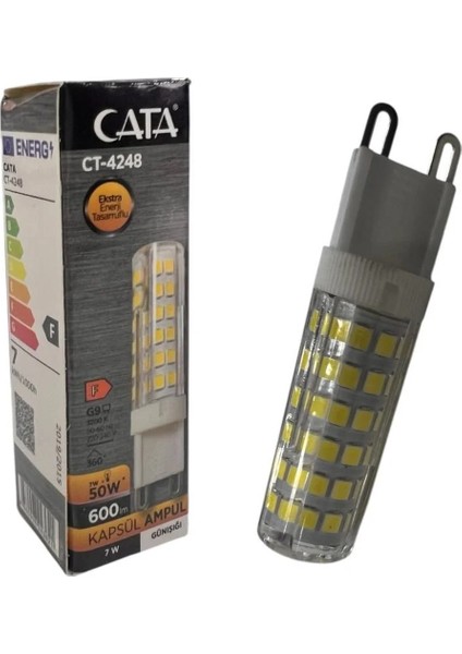 CT-4248 7W Kapsül Ampül G9 Duy Günisigi Tekli Gün Işığı G9 LED Ampul 7 Watt Yok fırsatları