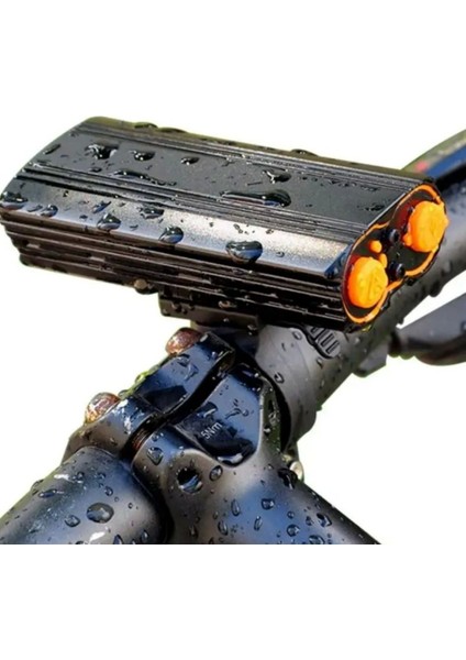 Şarj Göstergeli Uzun Menzil Su Geçirmez LED Bisiklet Feneri 1600 Lumen ( Lisinya ) modelleri