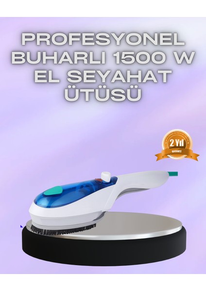 Resveq Portatif Buharlı Ütü Pratik Seyahat Tipi Kırışıklık Açıcı