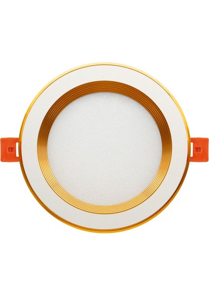 7 W Smd LED Spot - Gün Işığı (3000K) - Beyaz & Altın Kasa - Yuvarlak - Sıva Altı - YC-710G Gün Işığı fiyatları