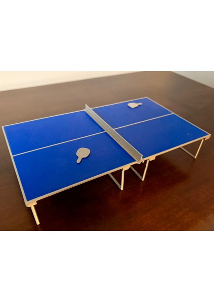 Katlanabilir Masaüstü Masa Tenis Mahkemesi (Özelleştirilebilir Tasarım)