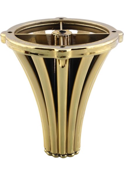 Mobilya Kanepe Koltuk Konsol Tv Ünitesi Baza Ayağı Orta Sehpası Ayak Ayakları 12 cm Altın Altın Tekl