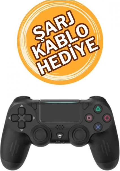 Ps4 Kol Wireless Bt Kablosuz Oyun Kolu Ps4 Joystick Tablet Telefon Pc Uyumlu Titreşimli Oyun Kolu