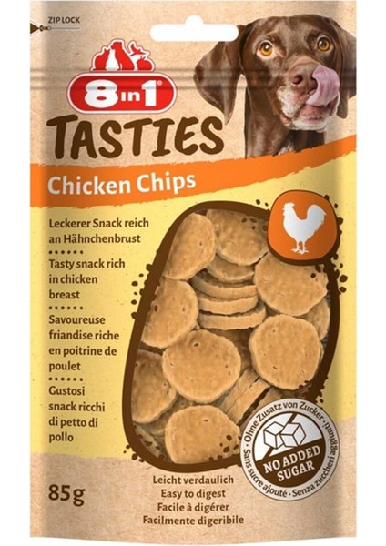 Tasties Chicken Chips Tavuk Cipsi Köpek Ödülü 85 gr