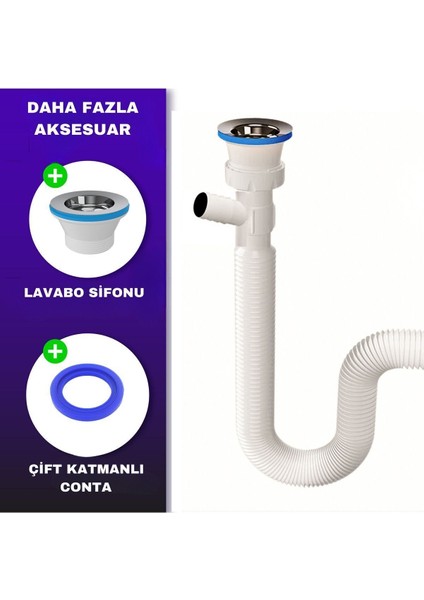 Güçlü Plastik Çamaşır Makinesi Girişli Körüklü Lavabo Sifonu Lavabo Sifonu Lavabo Sifonu Sifon Lavab indirimleri