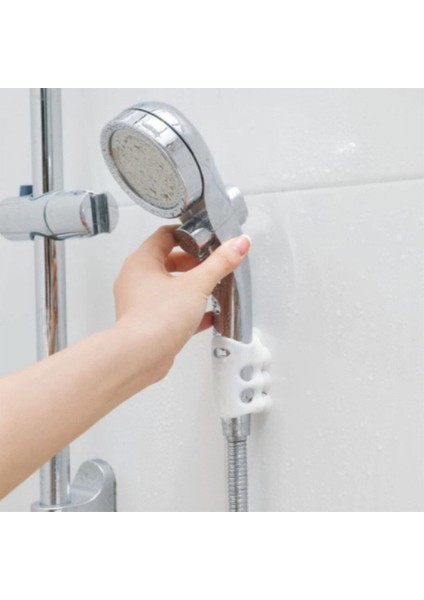 Else Güçlü Vantuzlu Suya Dayanıklı Silikon Duş Başlığı Askı Tutucusu Duş Başlığı Beyaz Silikon indirimleri