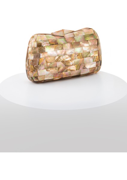 Brıck LY0116A Sedef El Yapımı Açık Kahverengi Çanta