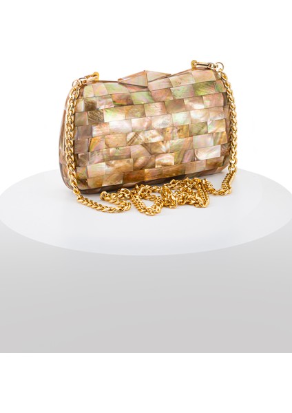 Brıck LY0116A Sedef El Yapımı Açık Kahverengi Çanta fiyatları