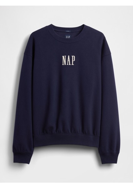 Erkek Lacivert Vintagesoft Nap Logo Sweatshirt fiyatları