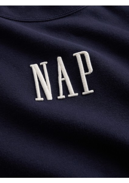 Erkek Lacivert Vintagesoft Nap Logo Sweatshirt modelleri