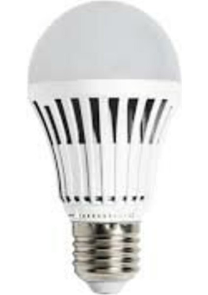 9W Beyaz Şarjlı LED Ampul 1'li Beyaz Işık E27 LED Ampul 0 - 250 Watt Yok A'dan G'ye F modelleri