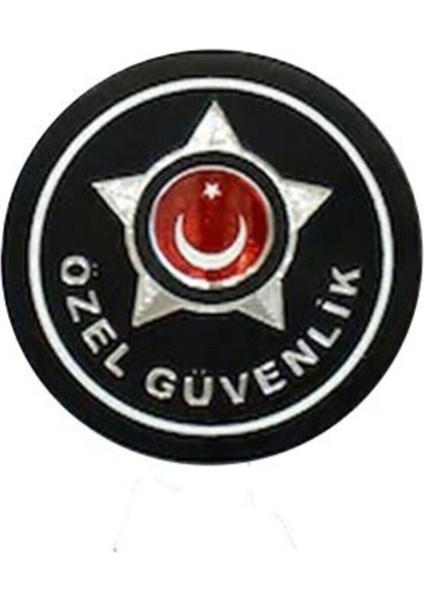 Özel Güvenlik 3D Şapka Arması, Yeni Model Tip, Standart Ölçü, 1.sınıf Plastik Ultra Kaliteli