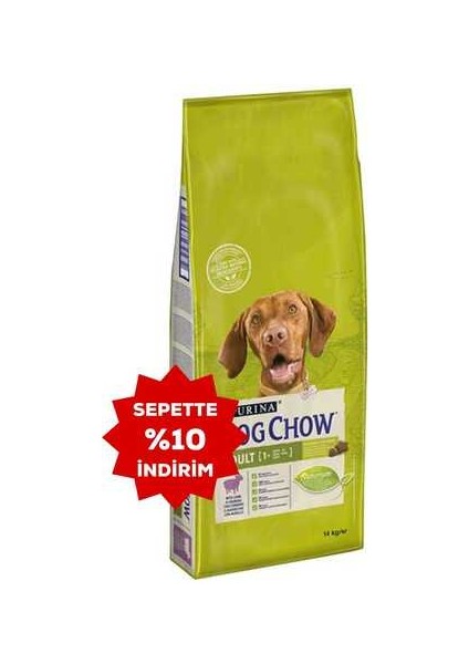 Kuzu Etli Yetişkin Köpek Maması 14KG