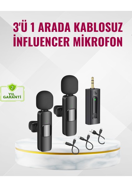 Resveq Küçük Boyutlu Mikrofon - 8 Saat Kullanım