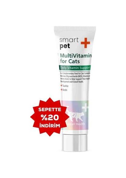 Smartpet + Multivitamin Kedi Macunu 100ML