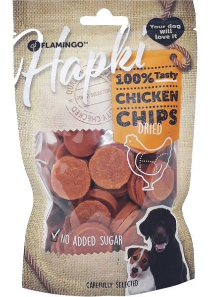 Flamingo Hapki Chicken Chips Tavuklu Cips Köpek Ödülü 85GR