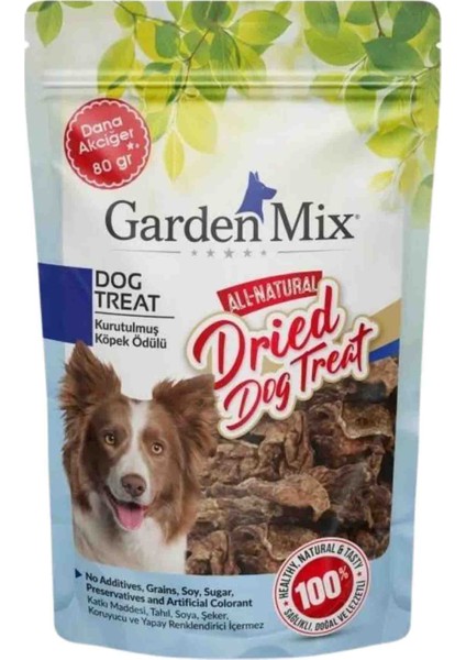 Kurutulmuş Dana Akciğer Köpek Ödülü 80GR