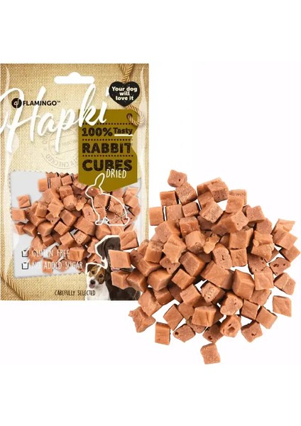 Flamingo Hapki Tavşan Etli Küp Şeklinde Köpek Ödül Maması 85GR