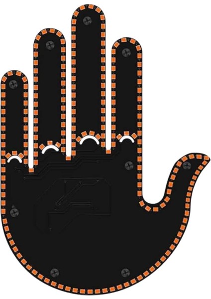 Resveq LED Işık El Işareti Araç Camı Için Uzaktan Kumandalı fırsatları