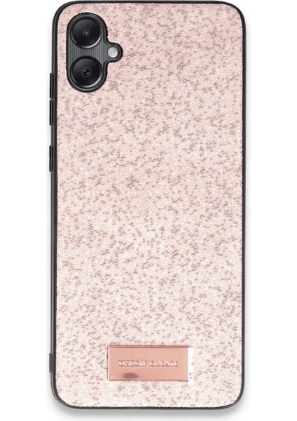 Samsung Galaxy A05 Bright Simli Kapak - Pembe