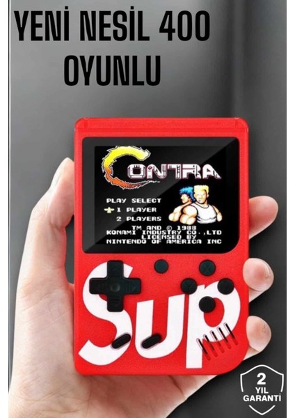 Resveq Çocuklara Özel Sup 400 Oyunlu Mini Oyun Konsolu