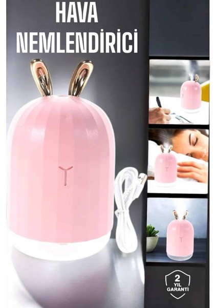 Resveq Aromaterapi Hava Temizleyici Buhar Makinesi Taşınabilir Şarjlı