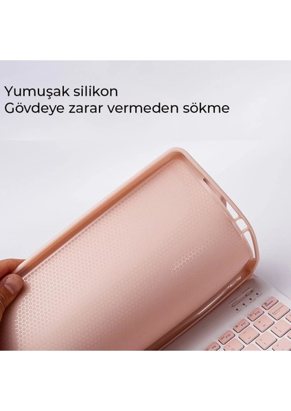 Resveq Newface Xiaomi Redmi Pad Se Kılıf KC01 Smart Klavyeli Tablet Kılıfı - Lila modelleri