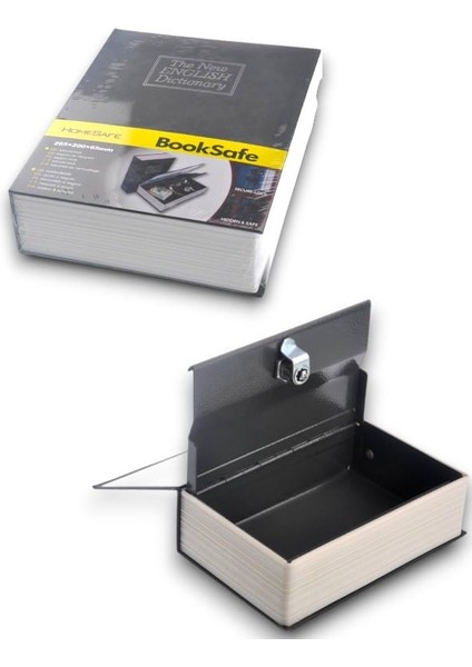 Resveq Kitap Görünümlü Kasa