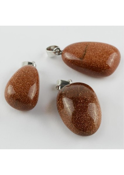 Resveq Yıldız Doğaltaş Kolye Ucu-Kahverengi modelleri