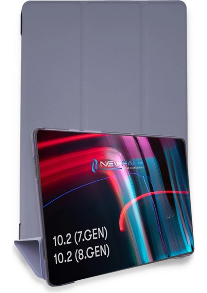 Resveq Newface Ipad 10.2 (7.nesil) Kılıf Tablet Smart Kılıf - Lila