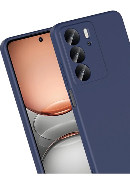 Resveq Newface Realme C75 4g First Silikon - Lacivert modelleri