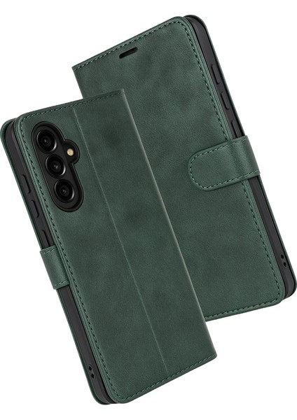 Resveq Newface Samsung Galaxy S25 Fe Trend S Plus Kapaklı Kılıf - Yeşil fiyatları